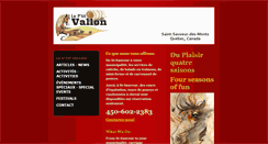 Desktop Screenshot of lepetitvallon.net